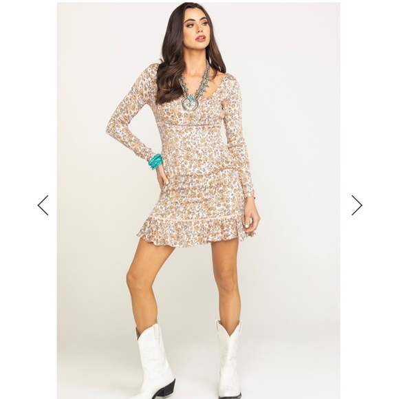 FREE PEOPLE WOMEN'S BOHEME MINI DRESS - Picture 6 of 7